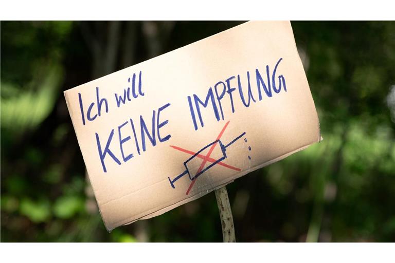 In der Corona-Krise gingen Impfgegner auch auf die Straße. In sozialen Netzwerken sind sie nach wie vor aktiv. (Archivfoto)