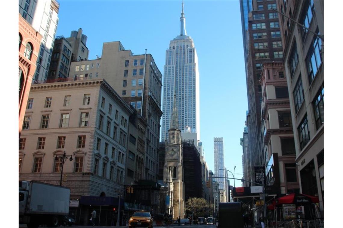 In der Corona-Pandemie wird auch das Empire State Building in New York zum Impfzentrum. Foto: Christina Horsten/dpa