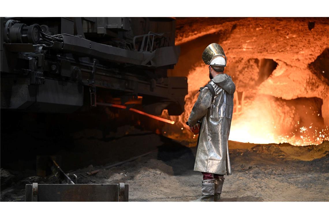 In der deutschen Stahlindustrie arbeiten rund 80.000 Menschen. (Archivbild)