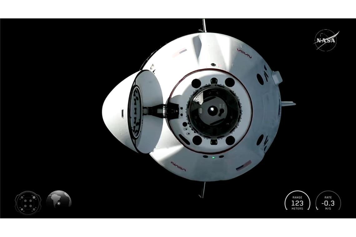 In der Dragon-Kapsel kam die SpaceX-Crew 12 im Februar auf die ISS.