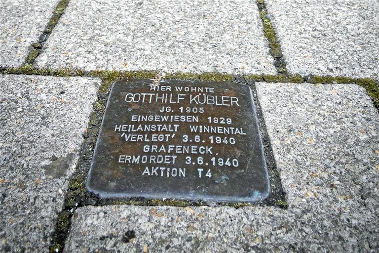 In der Eduard-Breuninger-Straße wird an Gotthilf Kübler erinnert. Foto: Alexander Becher