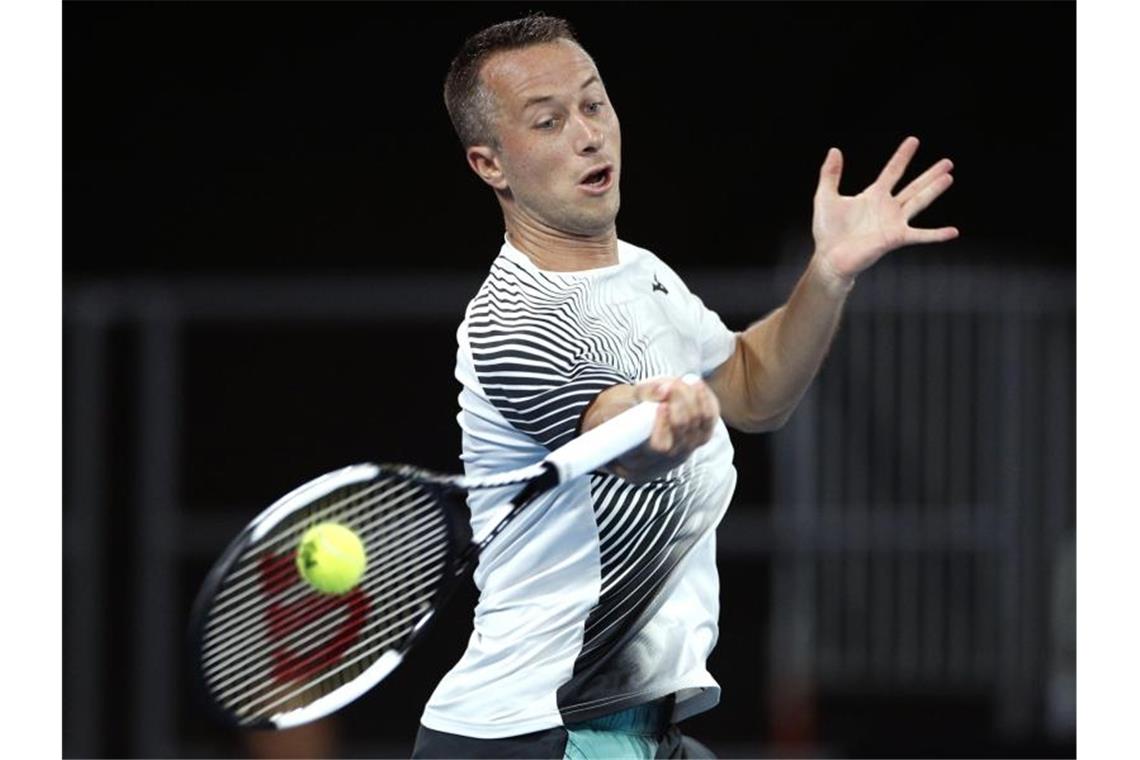 In der ersten Runde war Tennisprofi Philipp Kohlschreiber noch dabei. Foto: Andy Wong/AP/dpa