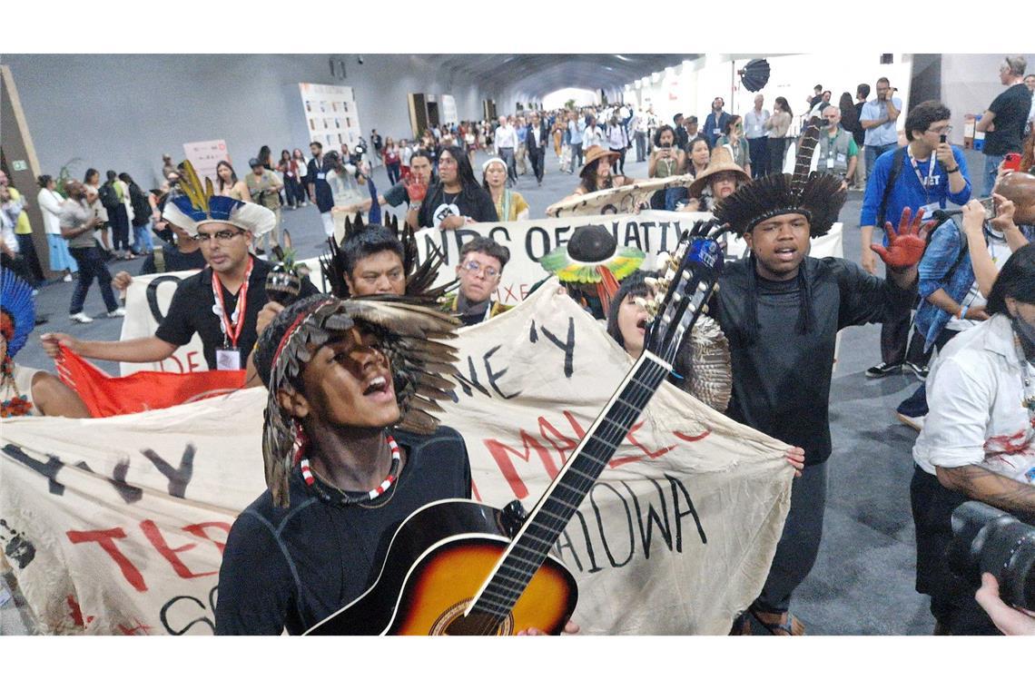 In der finalen Phase der Klimakonferenz machen Aktivisten noch einmal Druck.
