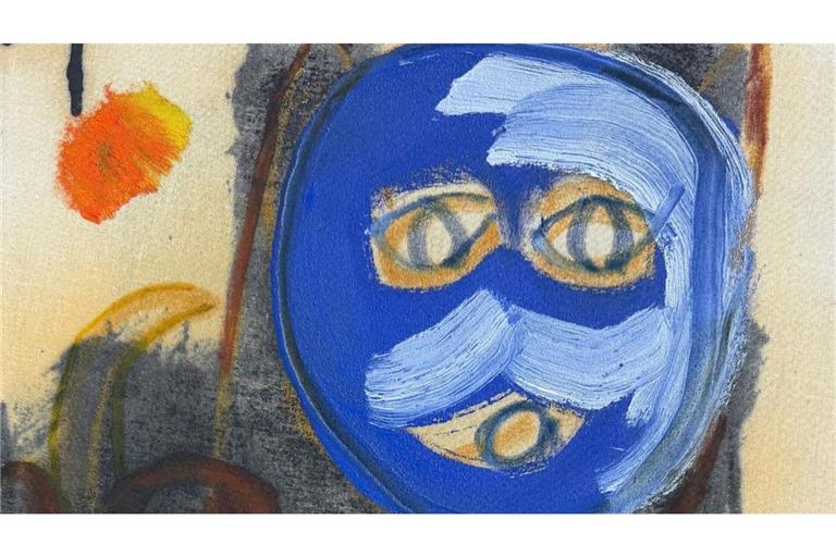 In der Galerie Lauffer in Stuttgart zu sehen: Leandro Cultraros „Das sollte eigentlich ein Pferd sein“ (Ausschnitt). Am 23. Oktober um 19 Uhr wird in der Galerie Lauffer eine Ausstellung mit neuen Bildern des jungen Stuttgarter Malers eröffnet