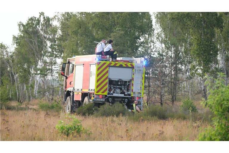 In der Gohrischheide brennt es erneut.