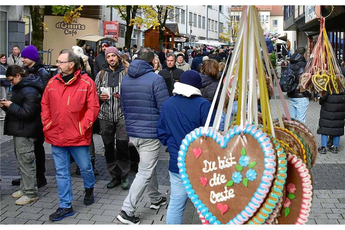 In der Grabenstraße. Backnanger Gänsemarkt 2025.