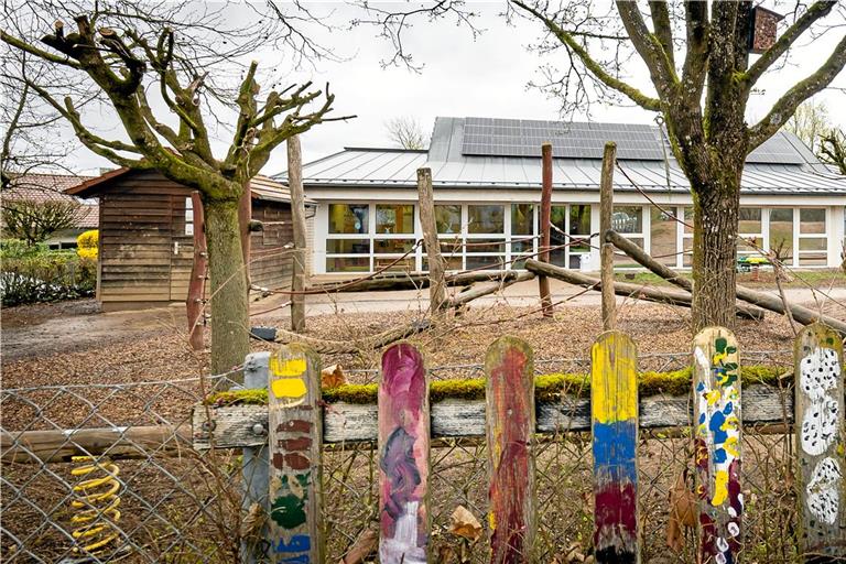 In der Kita Ulrichstraße in Großaspach wird es ab September 2027 keine Ganztagesbetreuung mehr geben. Foto: Alexander Becher