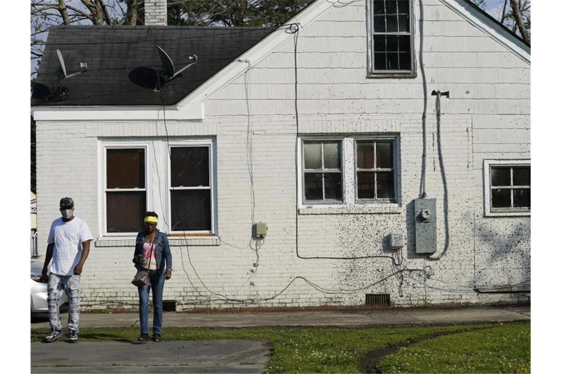 In der Kleinstadt Elizabeth City im US-Bundesstaat North Carolina wurde ein Afroamerikaner bei einem Polizeiensatz getötet. Foto: Gerry Broome/AP/dpa