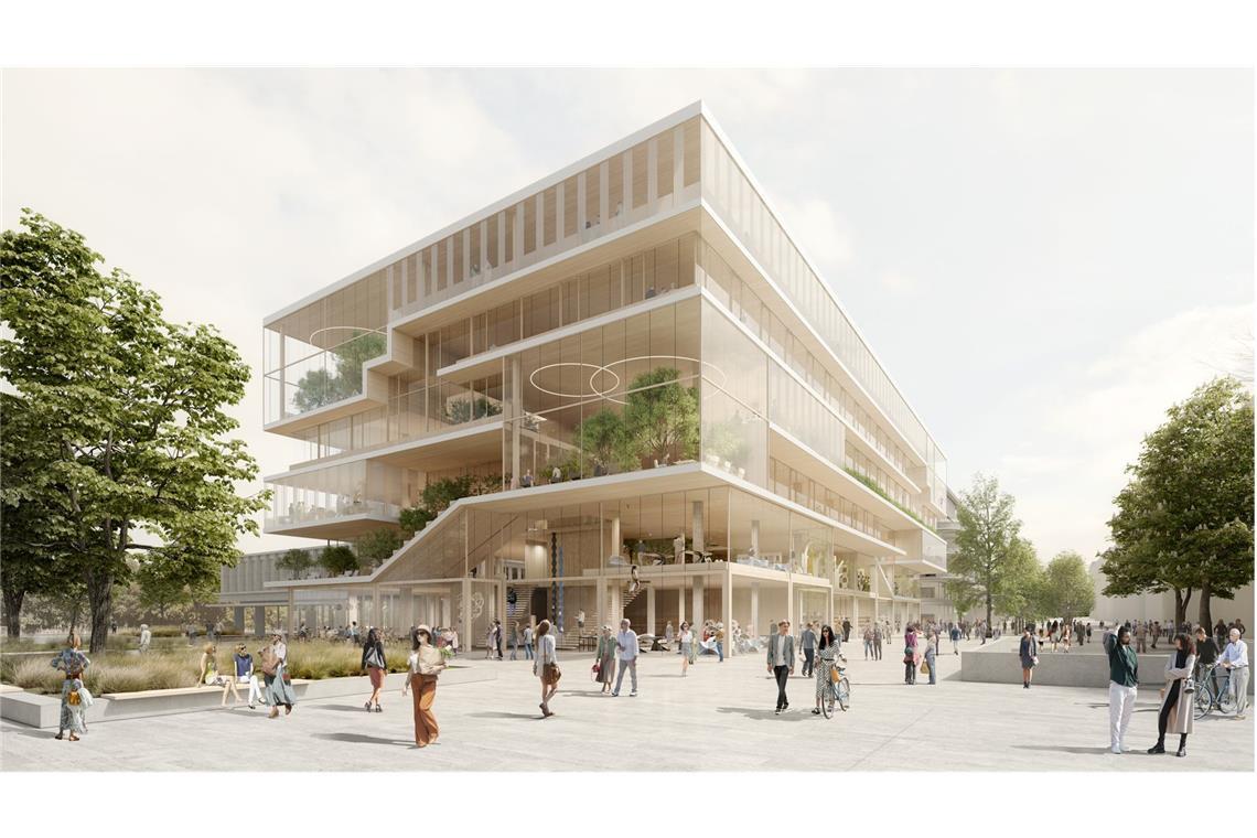 Langlebig und ressourcensparend – diese Stuttgarter Architektur schont die Umwelt In der Königstraße 1a/b plant das Büro haascookzemmrich/STUDIO205 ein Gebäude, bei dem abgebrochene Teile wieder verwendet werden und verwendet wird möglichst viel nachwachsendes Material.