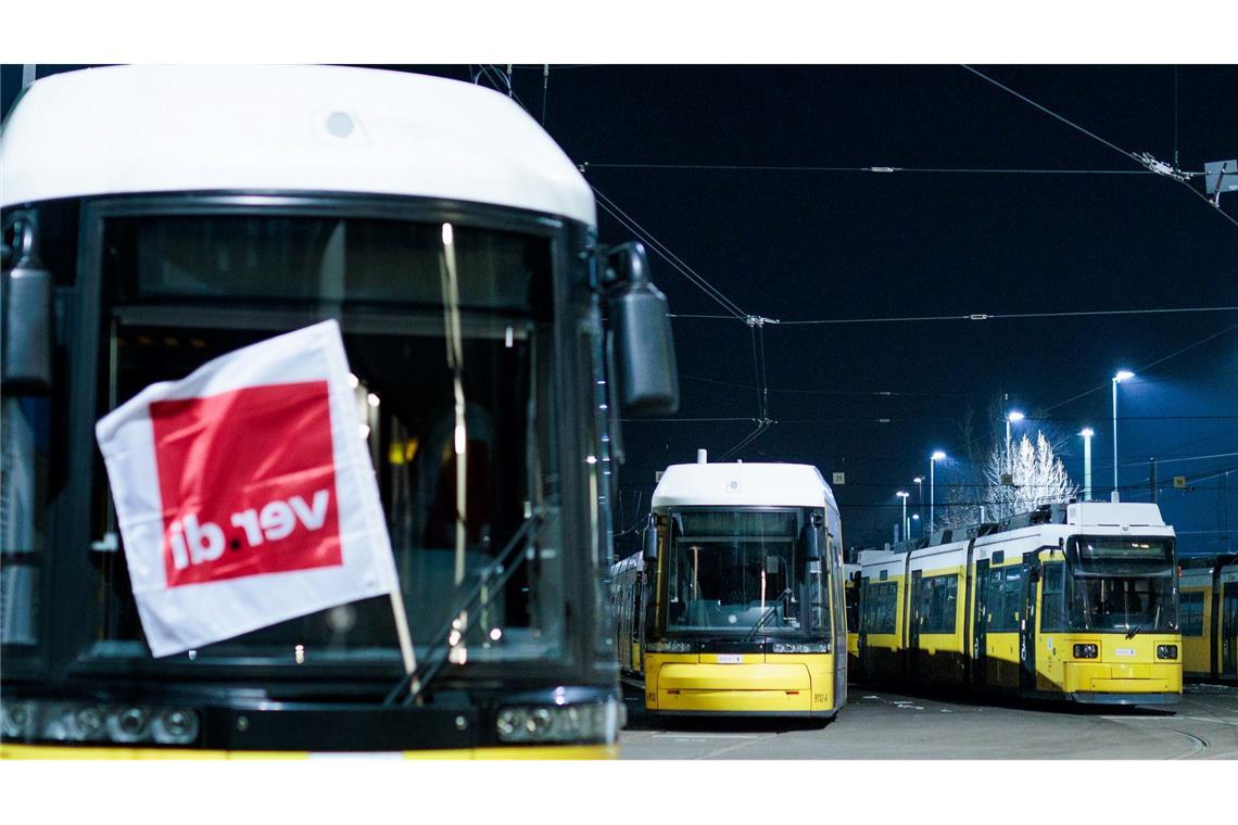 Verdi bestreikt erneut für zwei Tage Berliner Nahverkehr