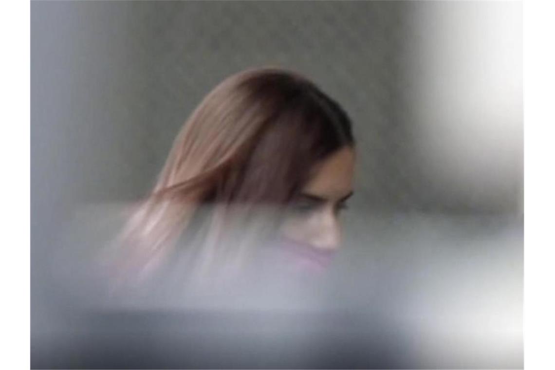 Belarussin Timanowskaja fühlt sich nach Flucht sicher In der polnischen Botschaft in Tokio hat Kristina Timanowskaja ein humanitäres Visum erhalten. Foto: Uncredited/NTV/AP/dpa