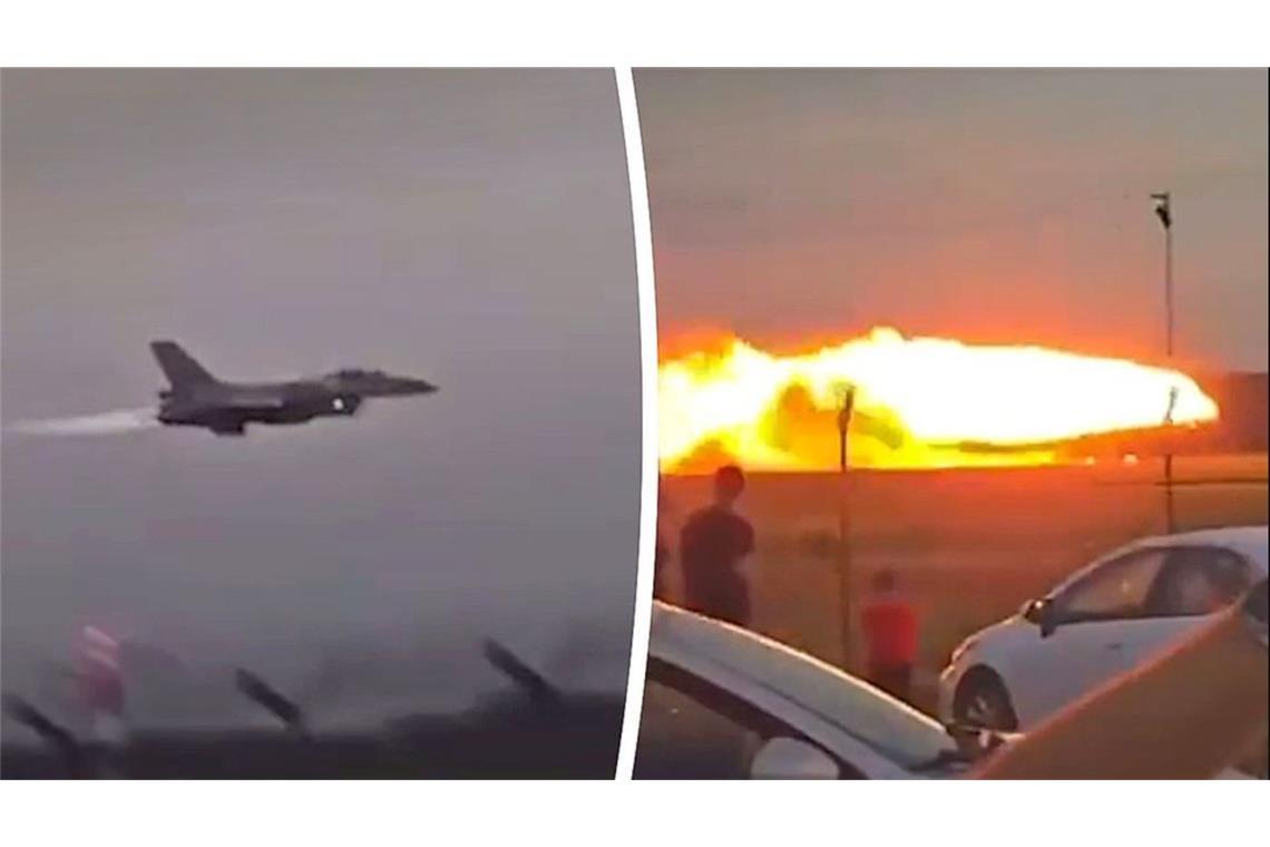 Kampfjet stürzt bei Probe für Flugschau ab In der polnischen Stadt Radom ist ein Kampfjet bei den Vorbereitungen für die Flugschau abgestürzt.