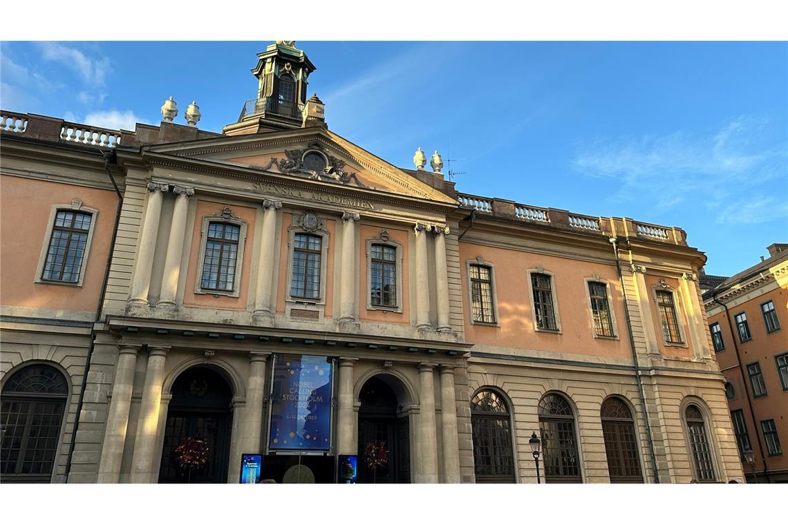 Wer bekommt den Literaturnobelpreis? In der Schwedischen Akademie in Stockholm entscheidet sich, wer den diesjährigen Literaturnobelpreis bekommt. (Archivbild)