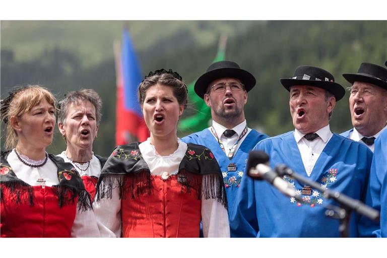 In der Schweiz ist man stolz auf die Kunst des Jodelns. (Archivbild)