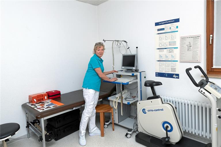 In der Spiegelberger Ohne-Arzt-Praxis wartete Susanna Euerle drei Monate lang vergebens auf Patienten. Im Bürgergespräch wurden nun auch Zweifel hinsichtlich ihrer Befugnisse thematisiert. Archivbild: J. Fiedler
