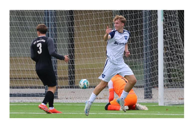 In der Vorsaison traf Marvin Mieck (re.) für den FC Gerlingen gegen die SKV Rutesheim II - beide Teams kämpfen erneut um den Klassenerhalt.