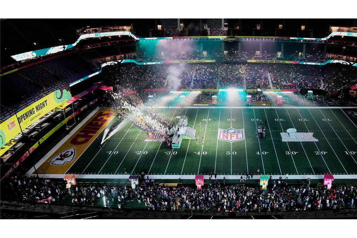 Super-Bowl-Anleitung zum Mitreden: Was alles wichtig ist In die Halle passen mehr Zuschauer als vergangenes Jahr in Las Vegas.