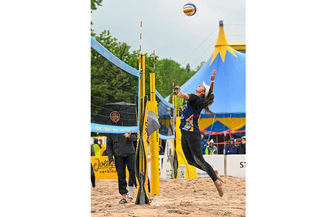 Emily Günter: Auf Höhenflug im Heimaturlaub In diesem Sommer gut in Schwung: Die Murrhardterin Emily Günter. Foto: Romina Eggert