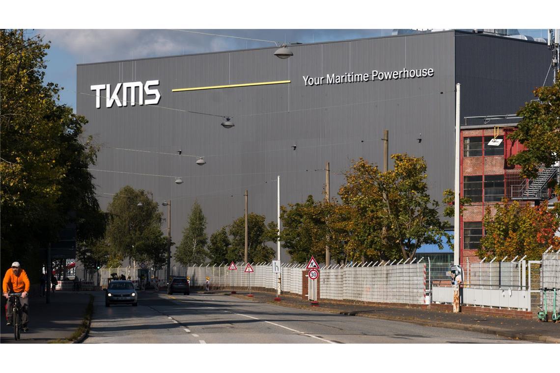 Marineschiffbauer TKMS legt fulminanten Börsenstart hin In dieser Halle in Kiel werden U-Boote gebaut.