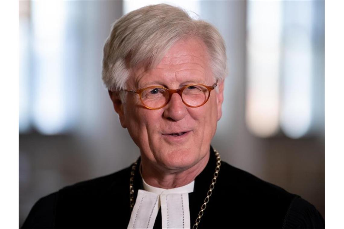 „In dieser Pandemie ist es doch ein Glück, dass wir die Kirche mit allen ihren Einrichtungen haben“: Heinrich Bedford-Strohm. Foto: Sven Hoppe/dpa