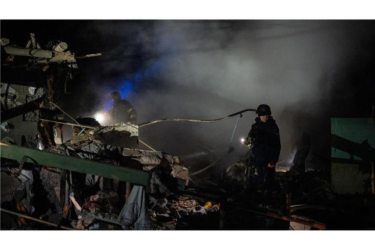 In einem Dorf bei Kramatorsk tötete eine russische Drohne vier Menschen. (Archivbild)