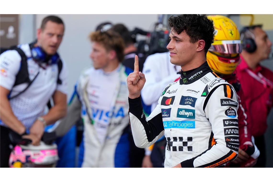 Norris schnappt Leclerc Monaco-Pole weg In einem engen Finale setzte sich Norris durch.