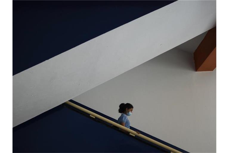 In einer Schule in Caracas (Venezuela). Foto: Matias Delacroix/AP/dpa