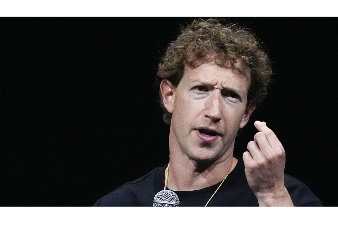 In Erklärungsnot: Meta-Chef Mark Zuckerberg  (Archivbild).