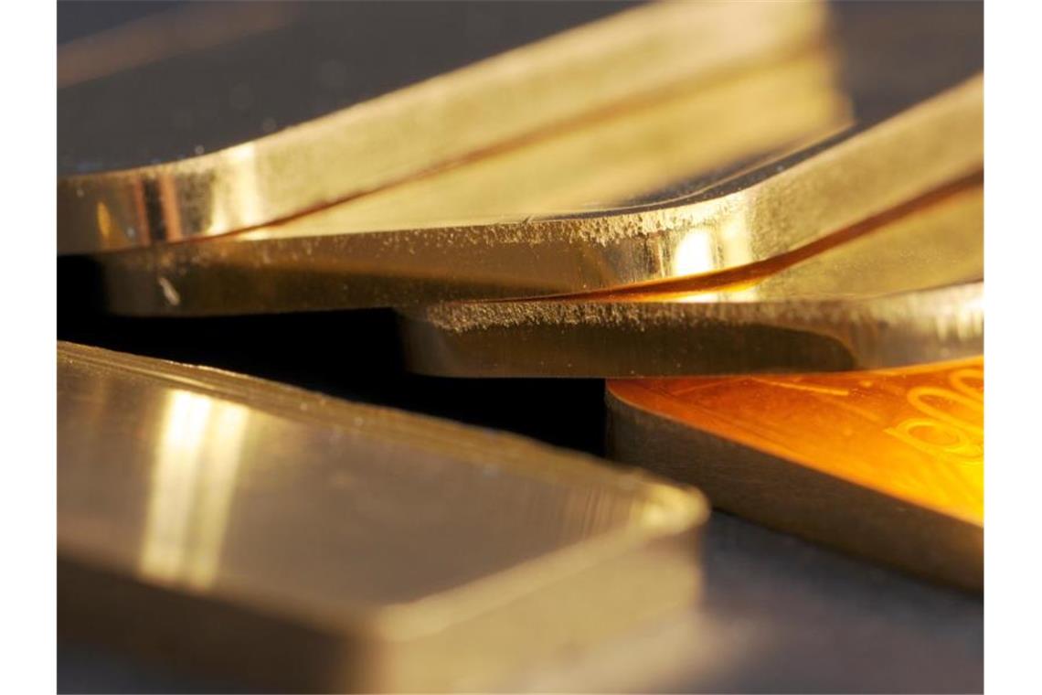 „In Euro hat der Goldpreis einen Rekordwert erreicht“. Foto: Armin Weigel/dpa