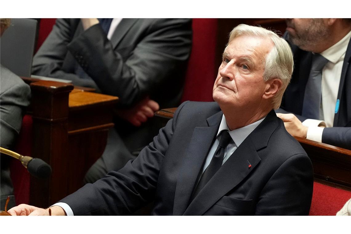 Misstrauensantrag gegen Frankreichs Regierung In Frankreich droht der Sturz der Mitte-Rechts-Regierung von Michel Barnier.