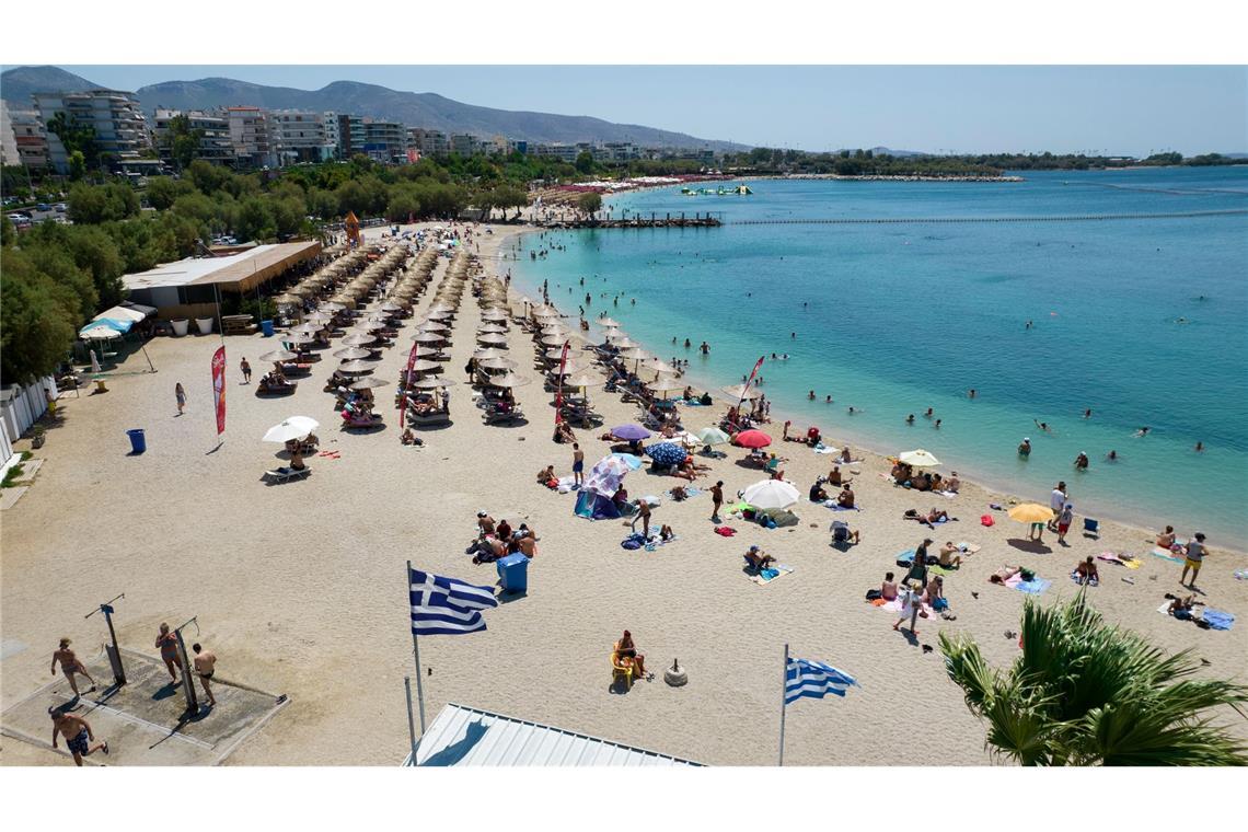 In Griechenland wird die professionelle Strandnutzung künftig aus der Luft kontrolliert. (Archivbild)