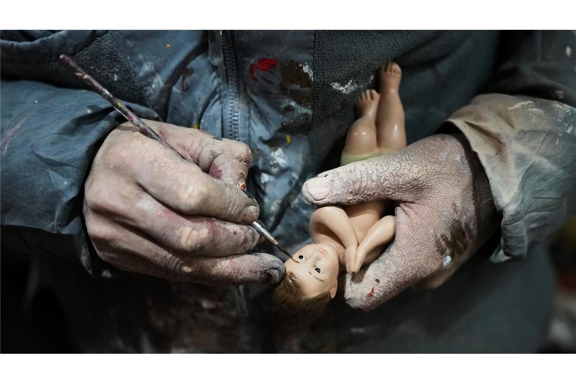 In guten Händen - Jeseuskind vor  "Dia de la Candelaria"