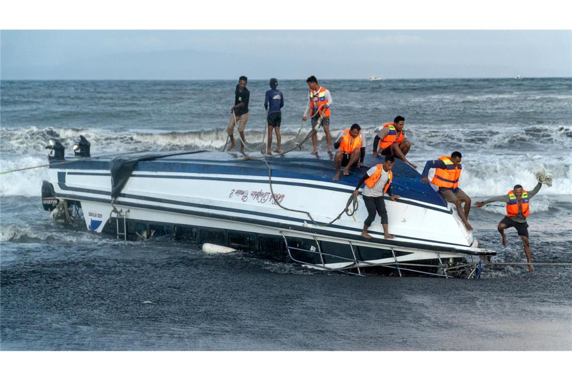 Drei Tote bei Unglück von Touristenboot vor Bali In Indonesien kommt es häufig zu tödlichen Bootsunglücken.