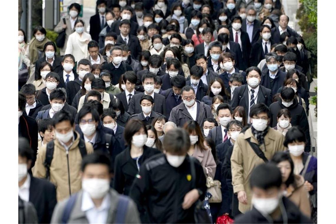 In Japan wächst die Sorge über eine mögliche Rezession. Foto: --/kyodo/dpa