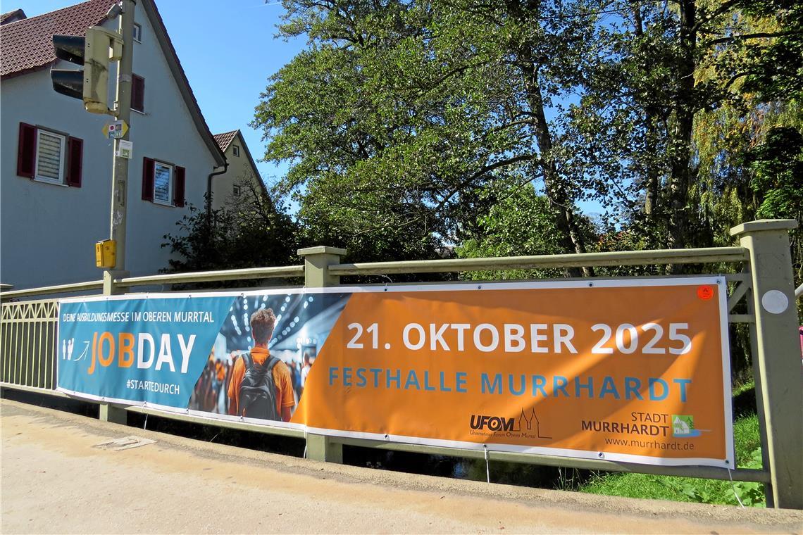 Premiere für den Jobday in der Murrhardter Festhalle In knapp einer Woche findet die Messe Jobday in der Festhalle statt. Foto: Christine Schick