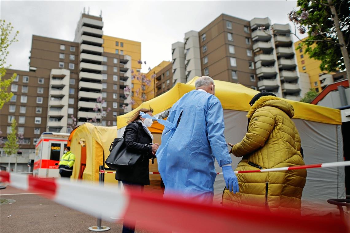 In Köln fahren mobile Impfteams soziale Brennpunkte wie den Stadtteil Chorweiler an, da hier vermehrt Infektionen auftreten. Foto: Imago