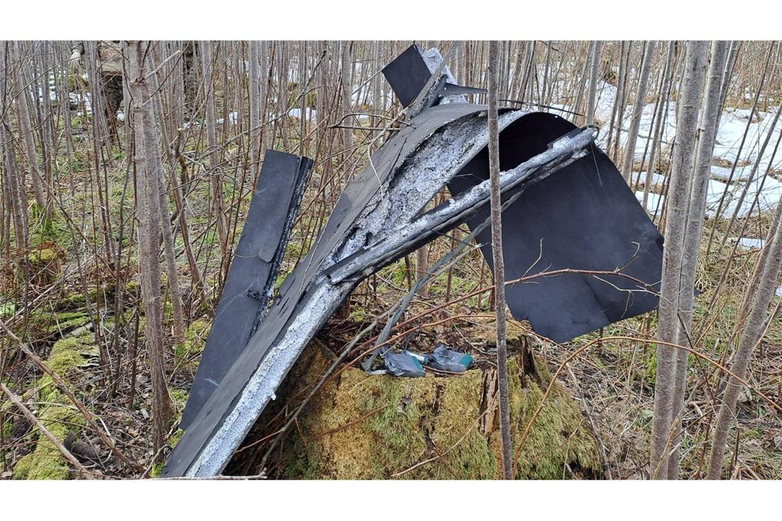 In Lettland wurden Teile einer Drohne gefunden, die mutmaßlich aus der Ukraine stammt.