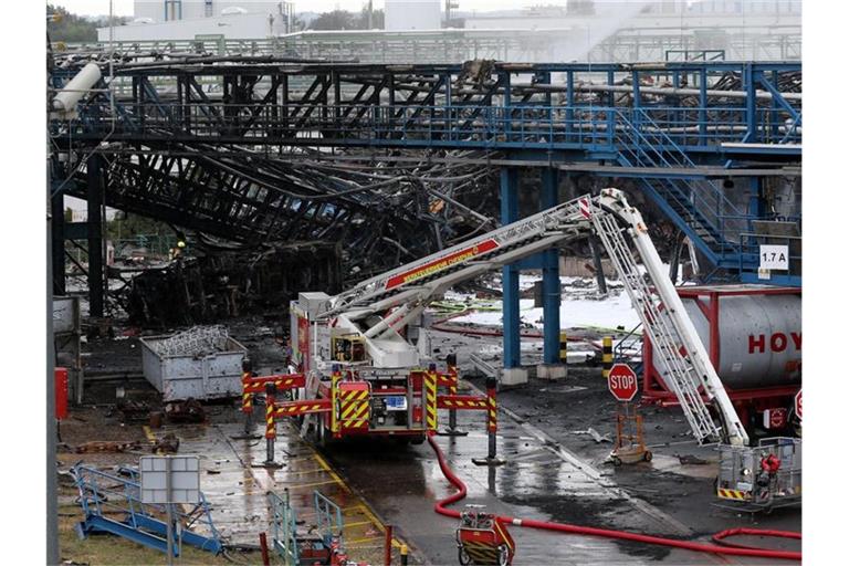 In Leverkusen wartet man nach der Explosion im Chempark auf die Ergebnisse der Analyse. Foto: Chempark/Currenta GmbH