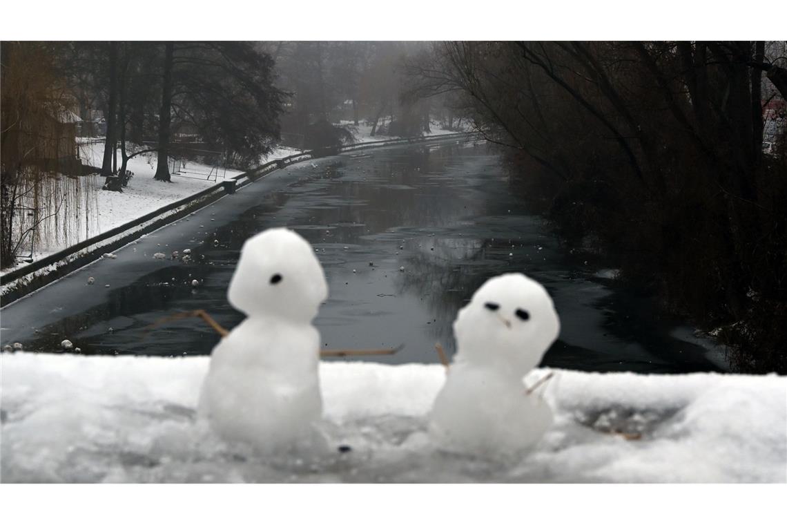 In manchen Teilen Baden-Württembergs könnte es am Sonntag schneien (Symbolbild).