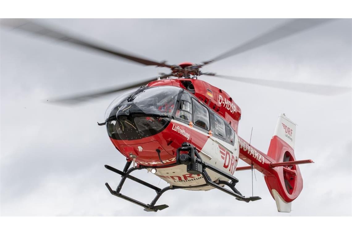 In Mannheim war am Sonntag aufgrund eines schweren Unfalls ein Rettungshubschrauber im Einsatz.