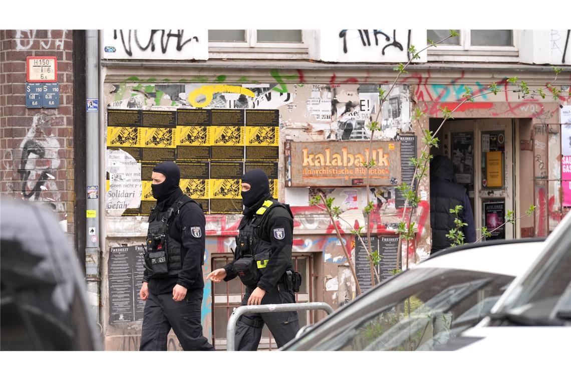 In mehreren Städten war die Polizei im Einsatz.