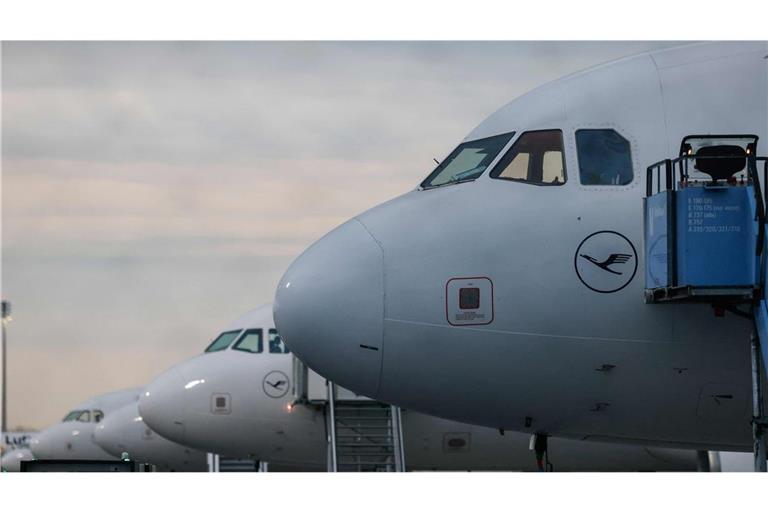 In München bleiben die meisten Lufthansa-Flieger am Boden.
