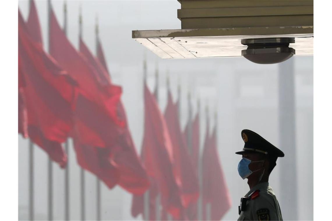 In Peking tagt der Volkskongress. Foto: Ng Han Guan/Pool AP/dpa