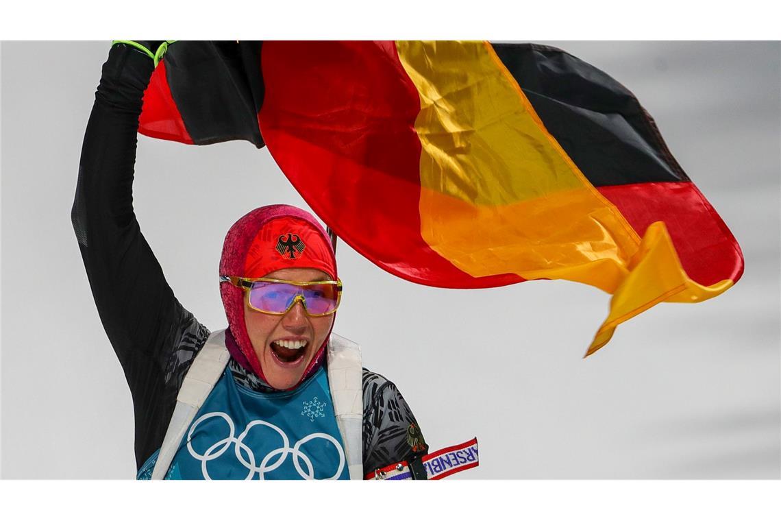 Ein Leben am Limit: Laura Dahlmeier stirbt bei Bergunglück In Pyeongchang krönte sich Laura Dahlmeier 2018 zur zweimaligen Olympiasiegerin.
