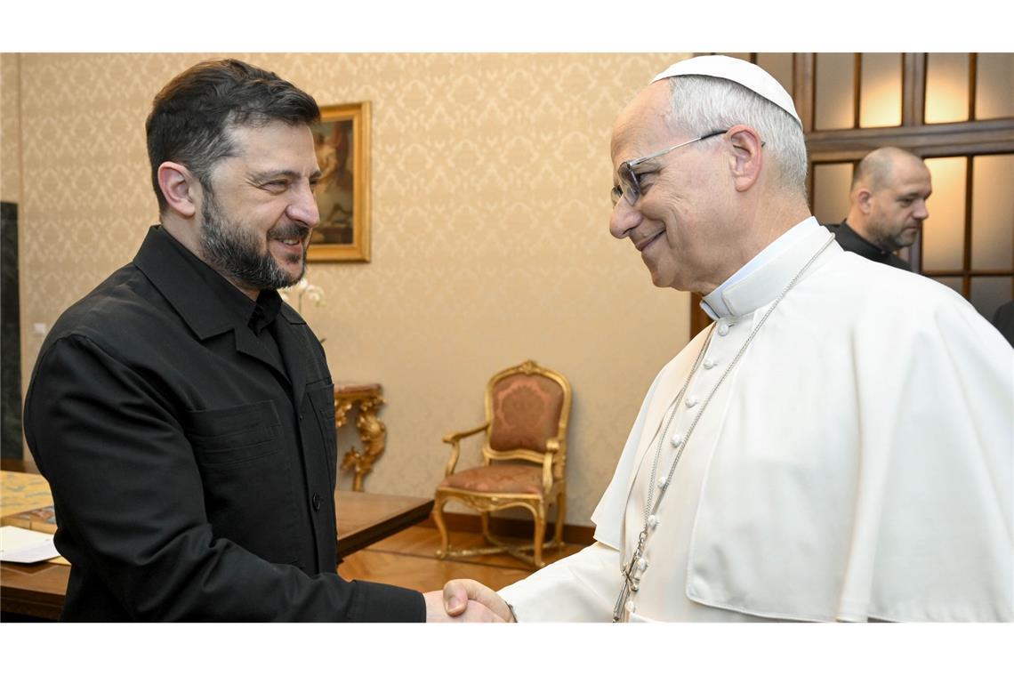 Arbeit an Friedensplan - Selenskyj zu Gesprächen in Rom