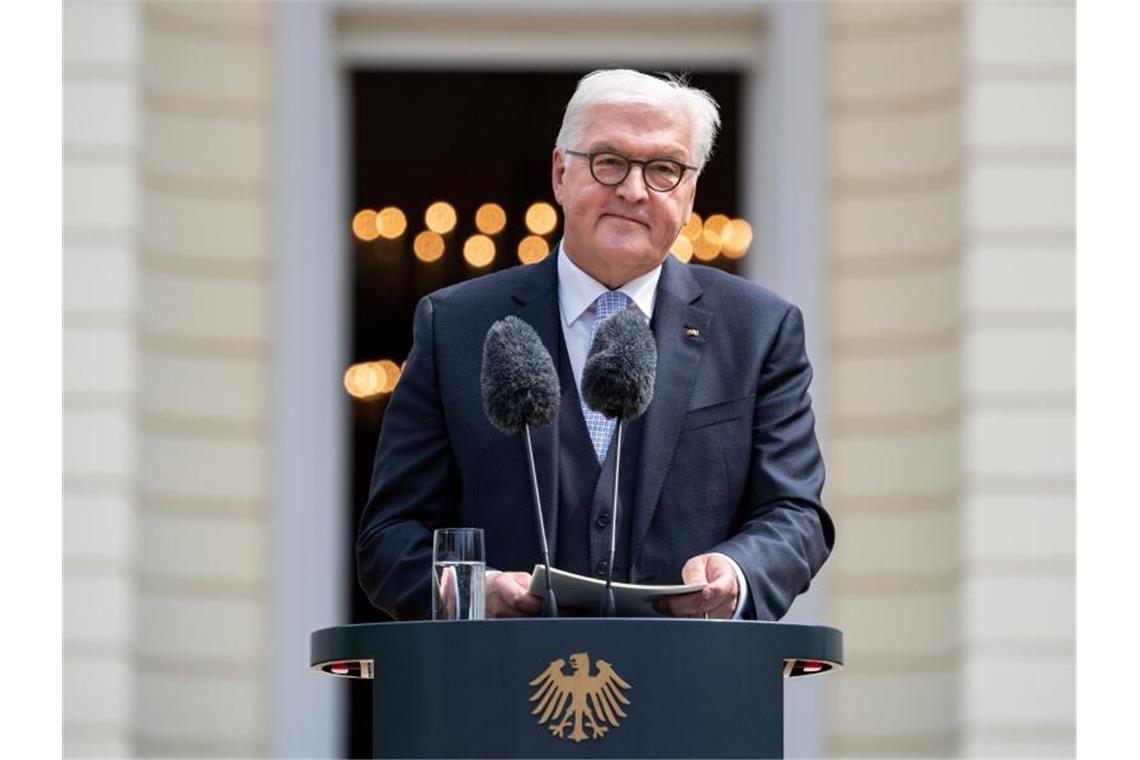In seiner Rede hat Bundespräsident Steinmeier die Bürger dazu aufgerufen, sich aktiv in die Gestaltung des Landes einzumischen. Foto: Bernd von Jutrczenka