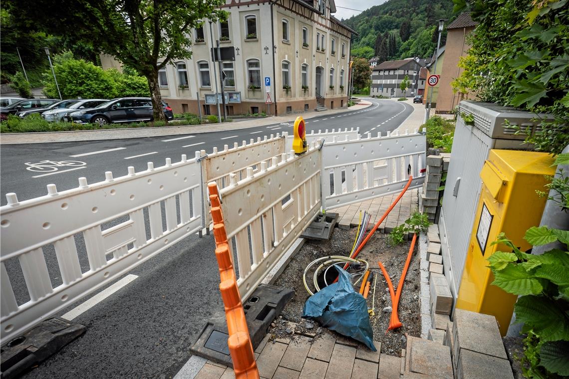 In Spiegelberg hat der Breitbandausbau bereits begonnen. Archivfoto: Alexander Becher 