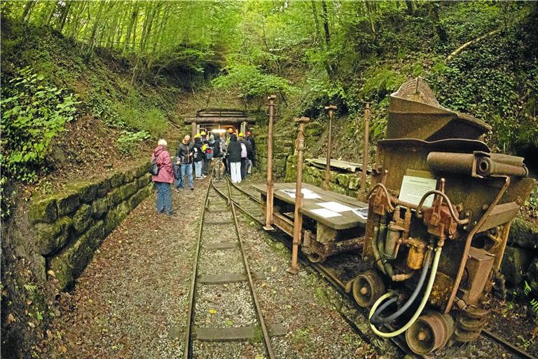 In Spiegelberg können Besucher einen Stollen besichtigen, der bis zu 40 Meter tief reicht.