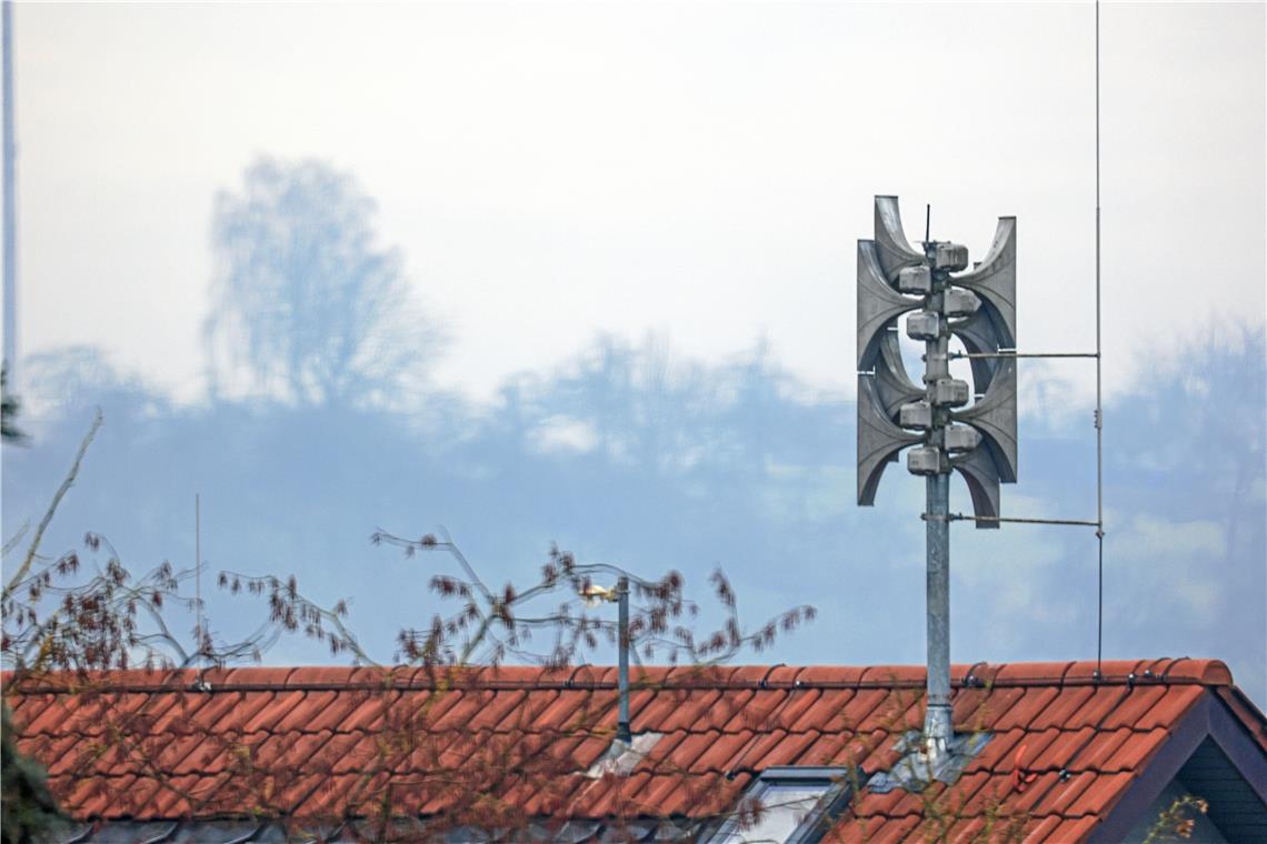Spiegelberger Sirenenstandorte werden geprüft In Spiegelberg wird geprüft, ob sich die geförderte Anlage in Nassach montieren lässt. Foto: Alexander Becher