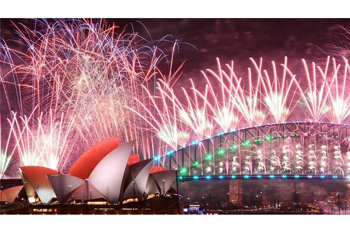 Sydney plant gigantisches Silvesterfeuerwerk In Sydney soll das Feuerwerk in der Silvesternacht diesmal größer werden als je zuvor. (Archivbild vom letzten Jahr)